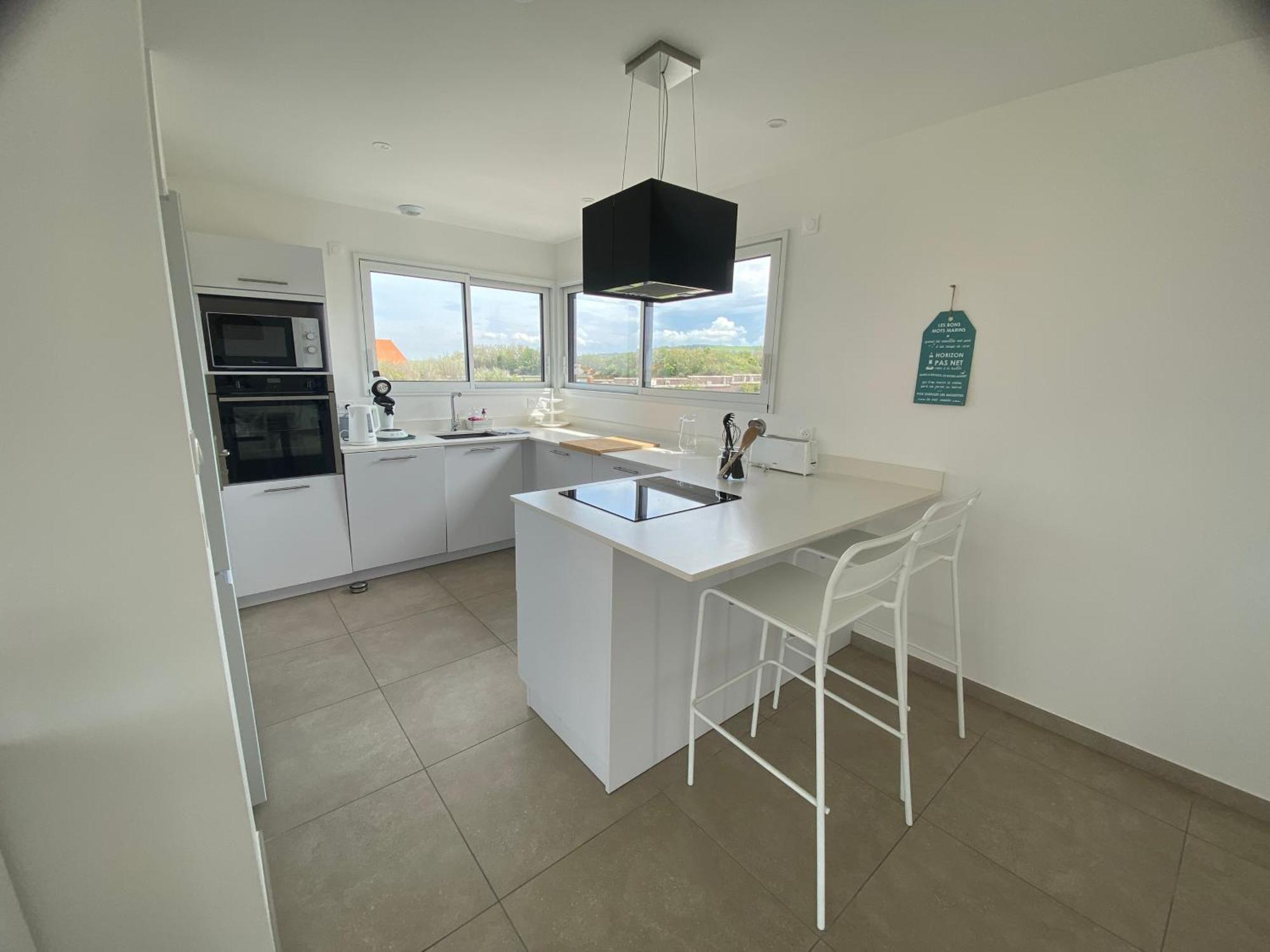 B&B Sangatte-Calais - Terrasse Vue Mer - 2 Min A Pied De La Plage Eksteriør billede