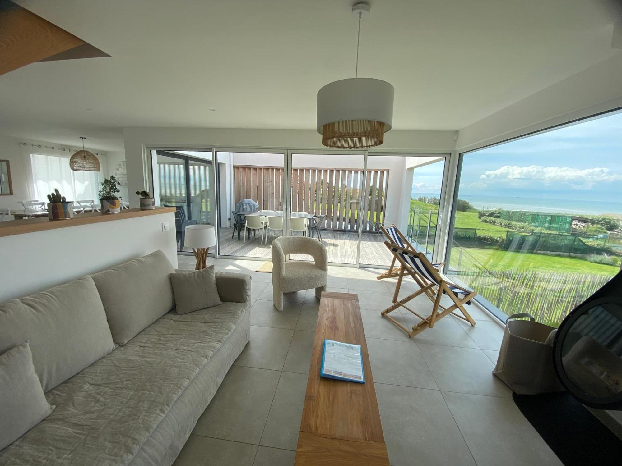 B&B Sangatte-Calais - Terrasse Vue Mer - 2 Min A Pied De La Plage Eksteriør billede