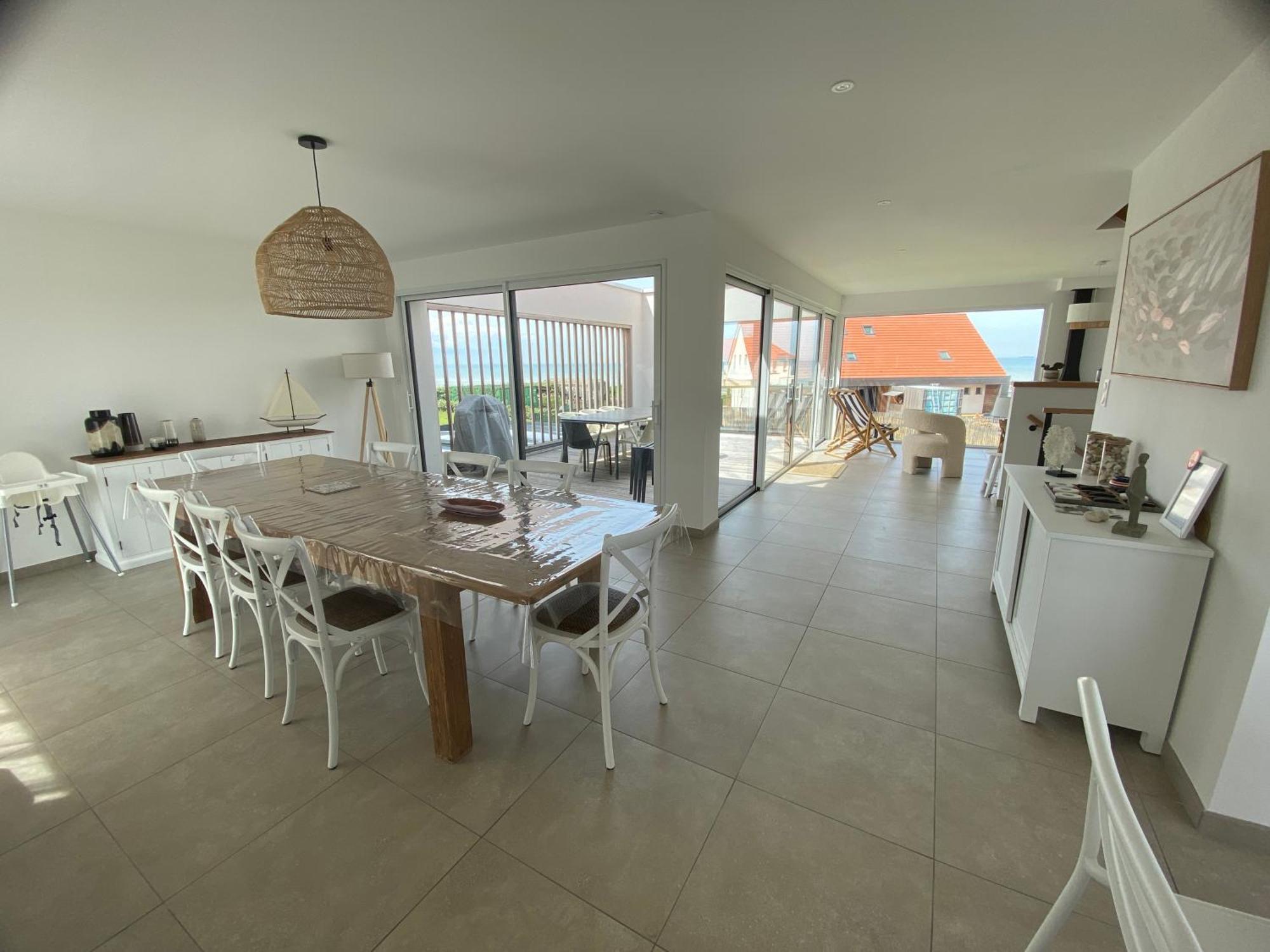 B&B Sangatte-Calais - Terrasse Vue Mer - 2 Min A Pied De La Plage Eksteriør billede